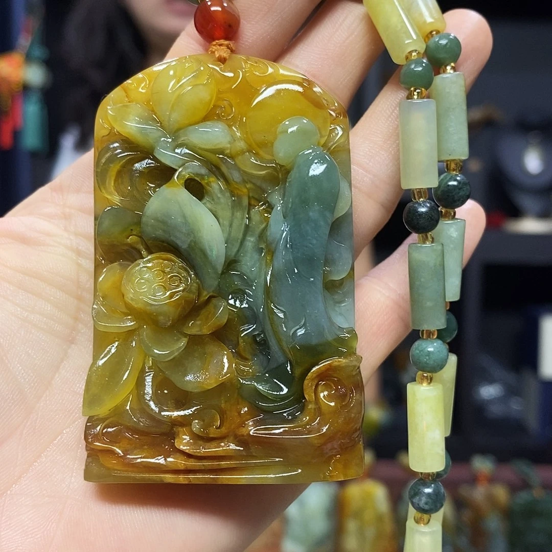 未镶嵌岫玉挂件吊坠
