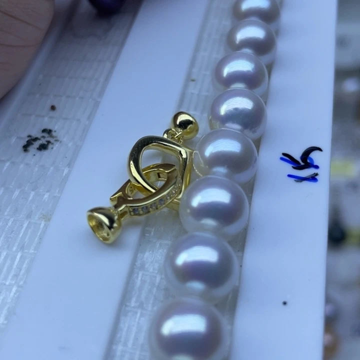 肥***卿银S925镶嵌手链淡水珍珠