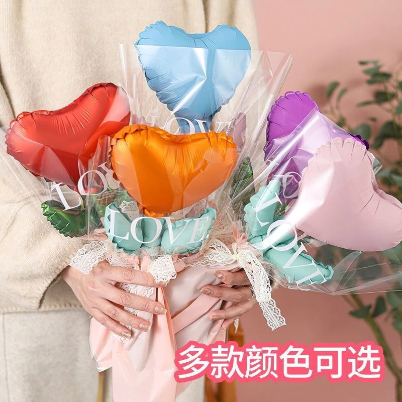 幼儿园母亲节小礼物女神节小礼品幼气球玫瑰花充气花气球爱心气球