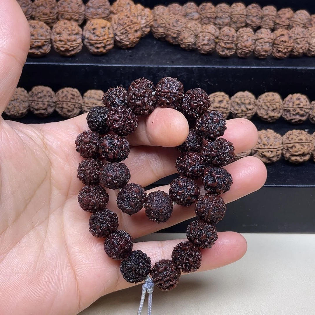 金刚菩提手串14mm野生籽飞龙