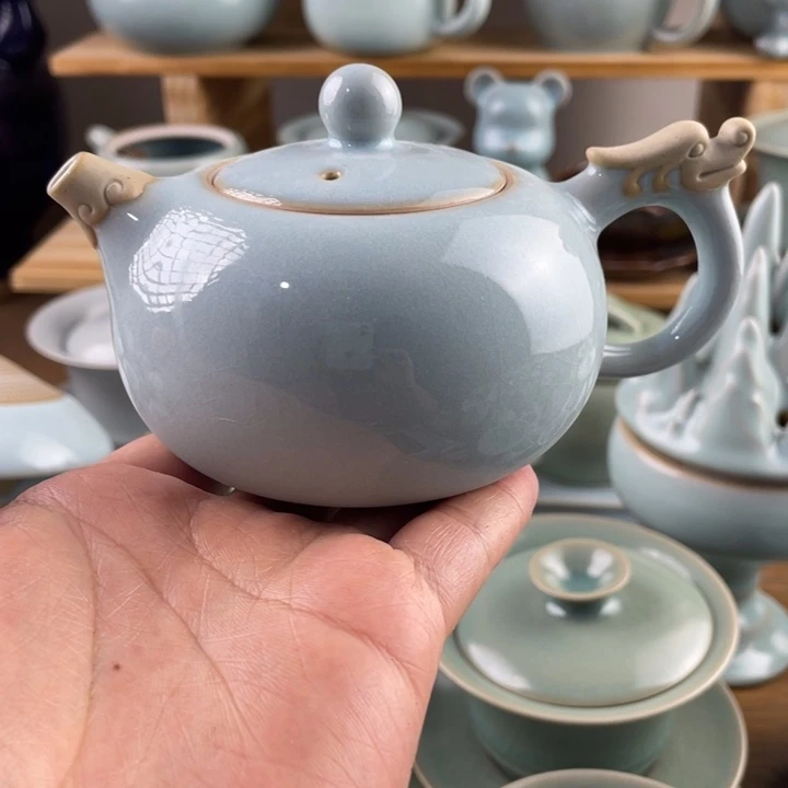 J原矿原产地精品福利天青龙头西施壶