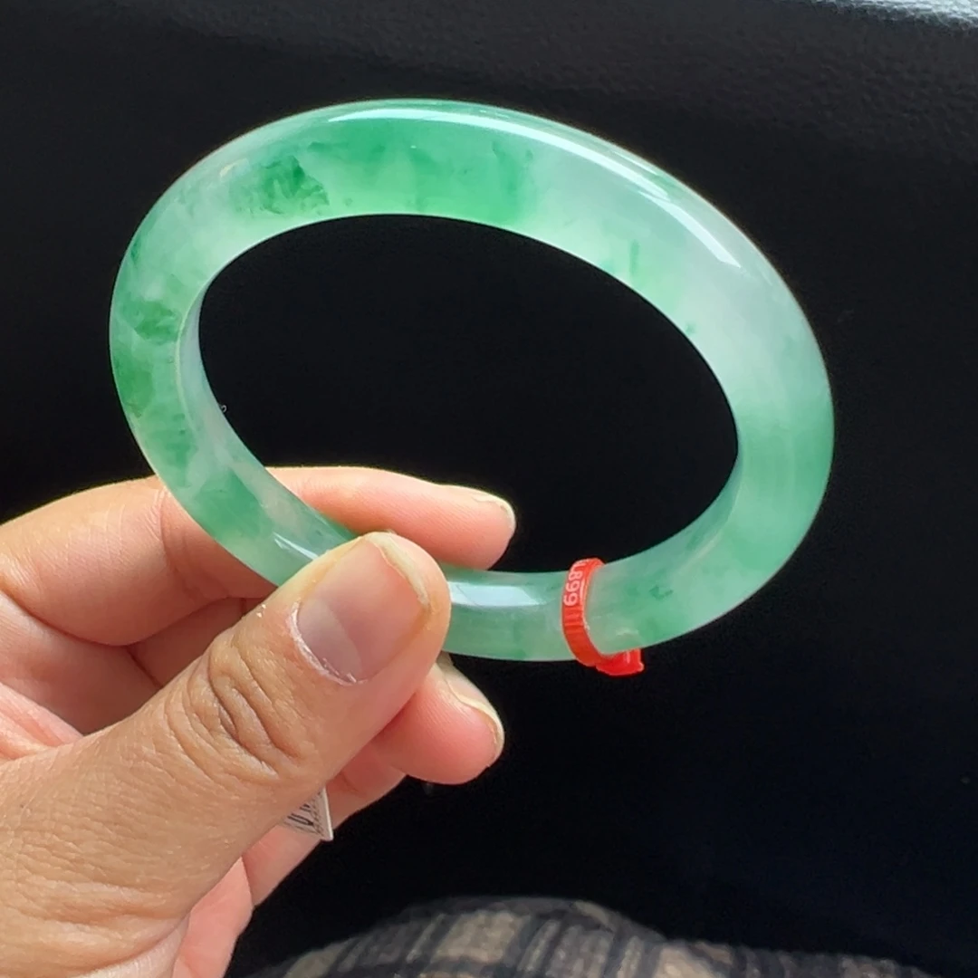 石英质玉未镶嵌手镯非洲翠5455