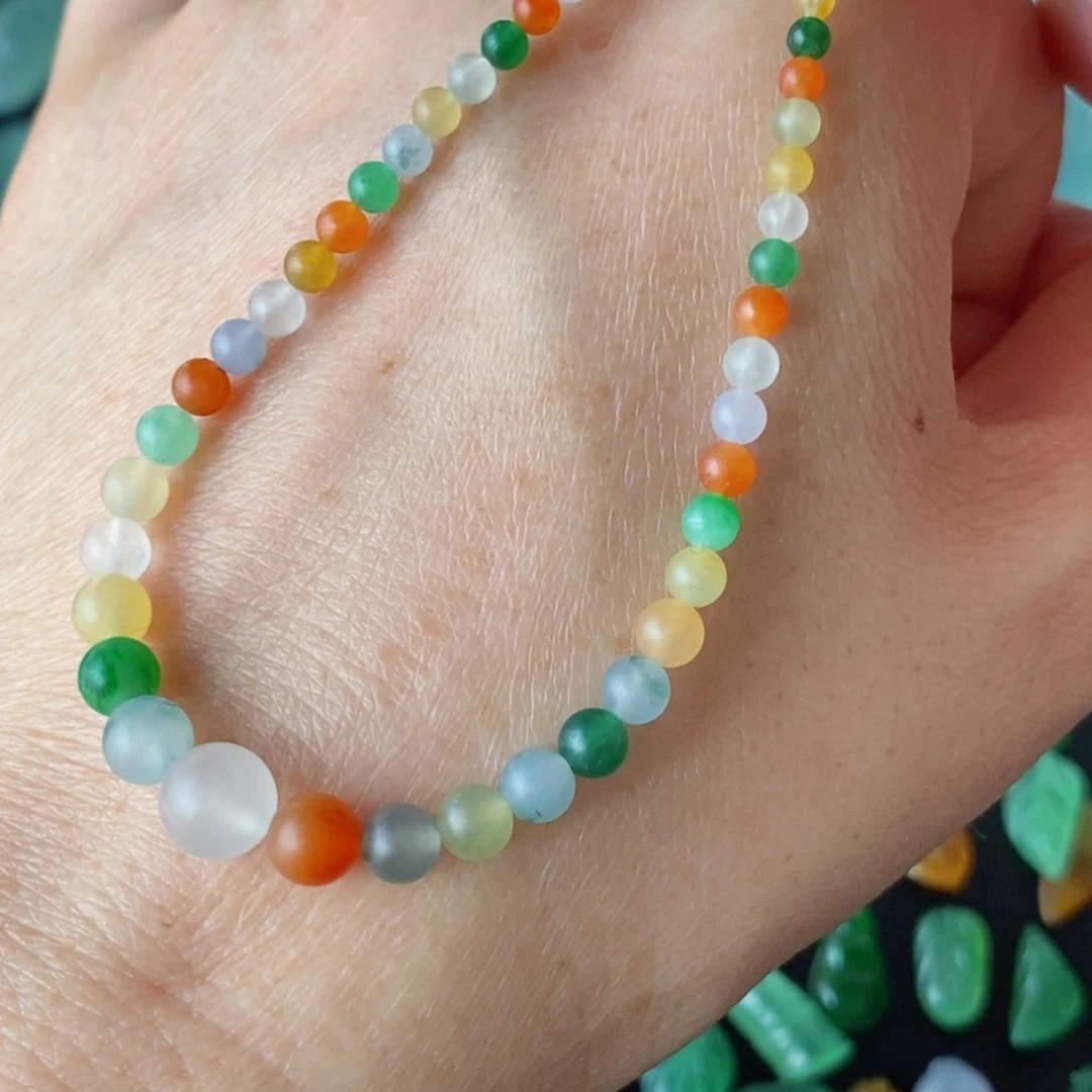 定制翡翠未镶嵌珠子