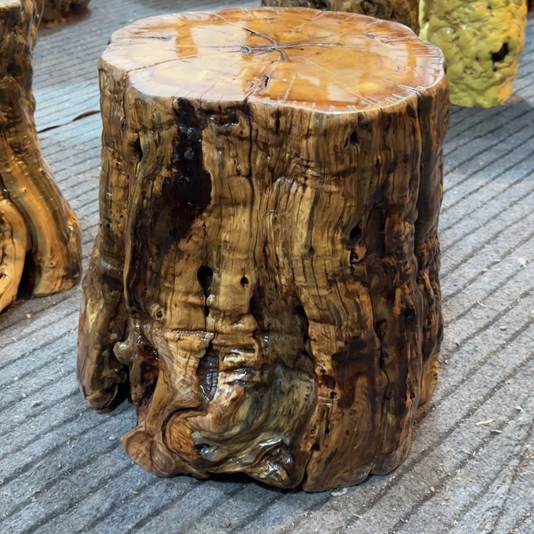 人***累龙纹鸡心枣木手工艺品