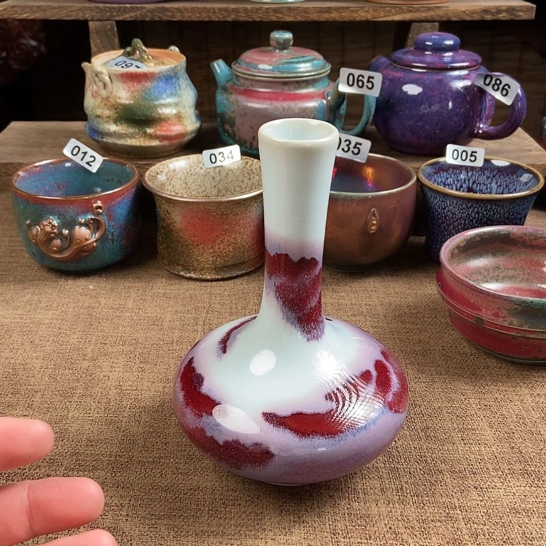 瓷片钧瓷茶壶茶具