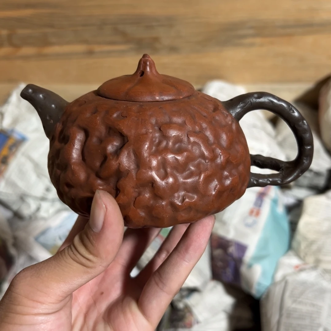 茶壶紫砂老厂紫砂壶一件！