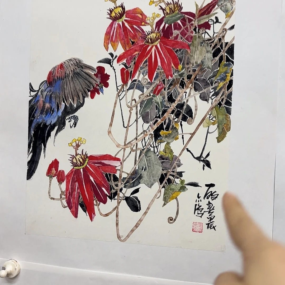 国画亲笔手绘原创