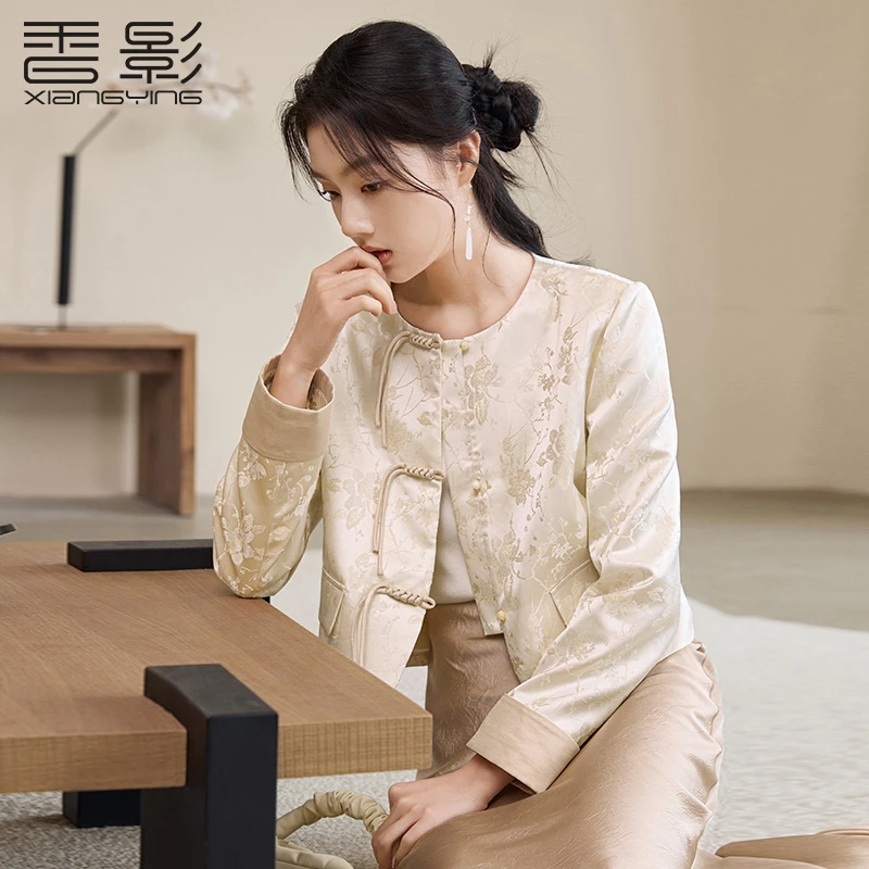 【小余专属】J851283短外套香影欧若新中式新中式国风外套女短款