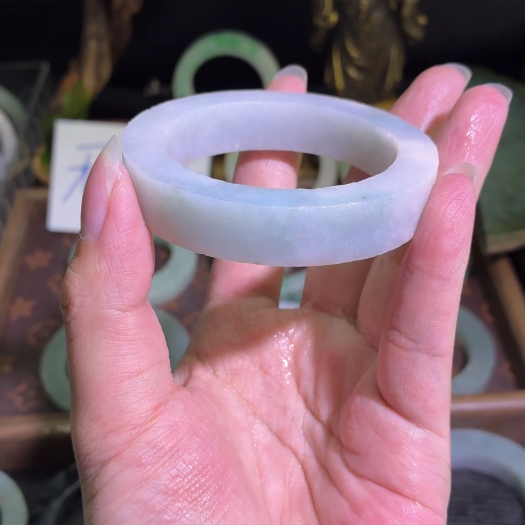 定制翡翠未镶嵌缅甸翡翠A货手镯毛胚定制