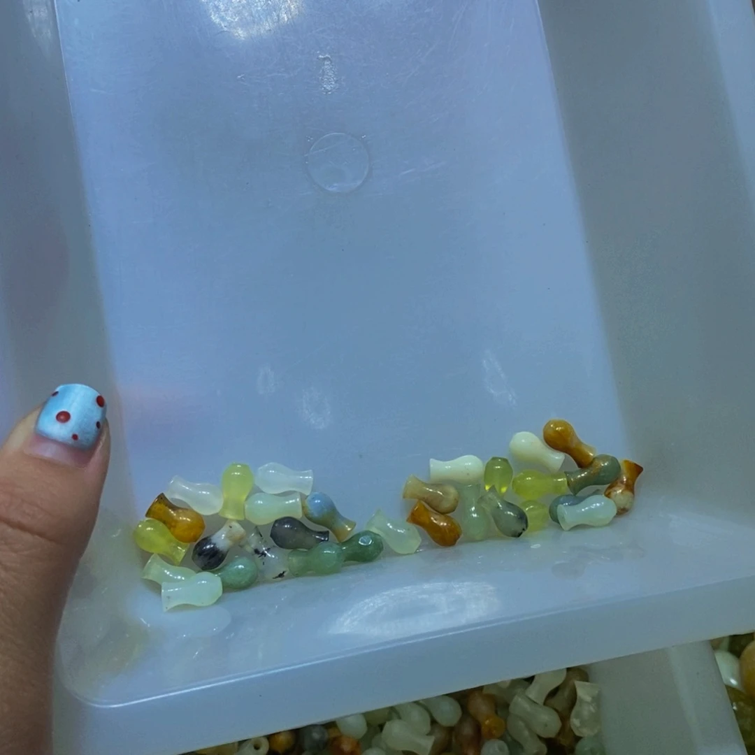 蛇纹石玉未镶嵌毛衣链187