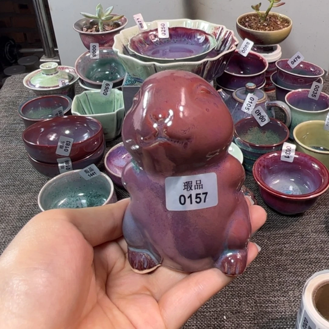 杯子窑口自销原矿钧瓷