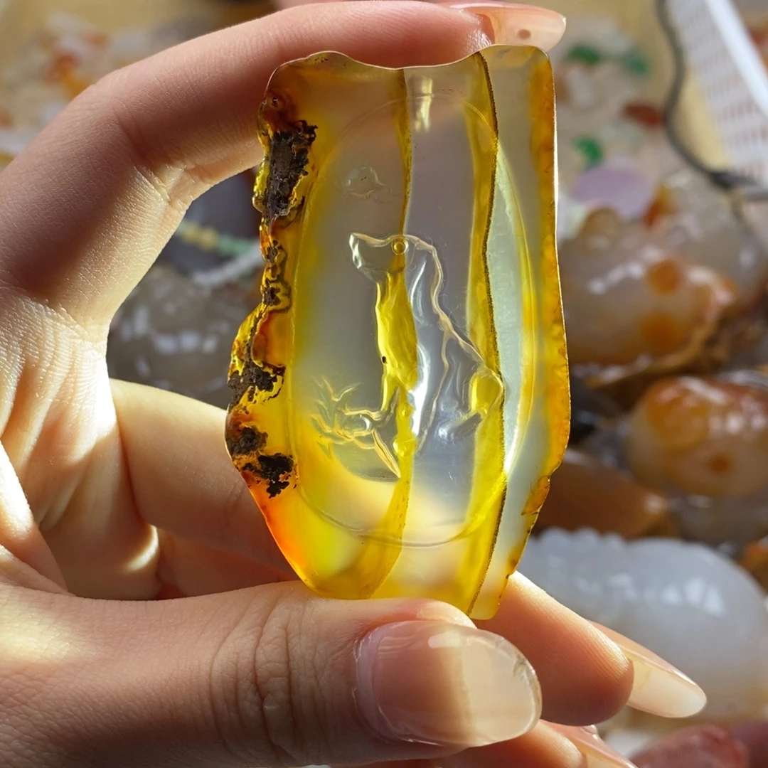 玛瑙/玉髓未镶嵌颈饰