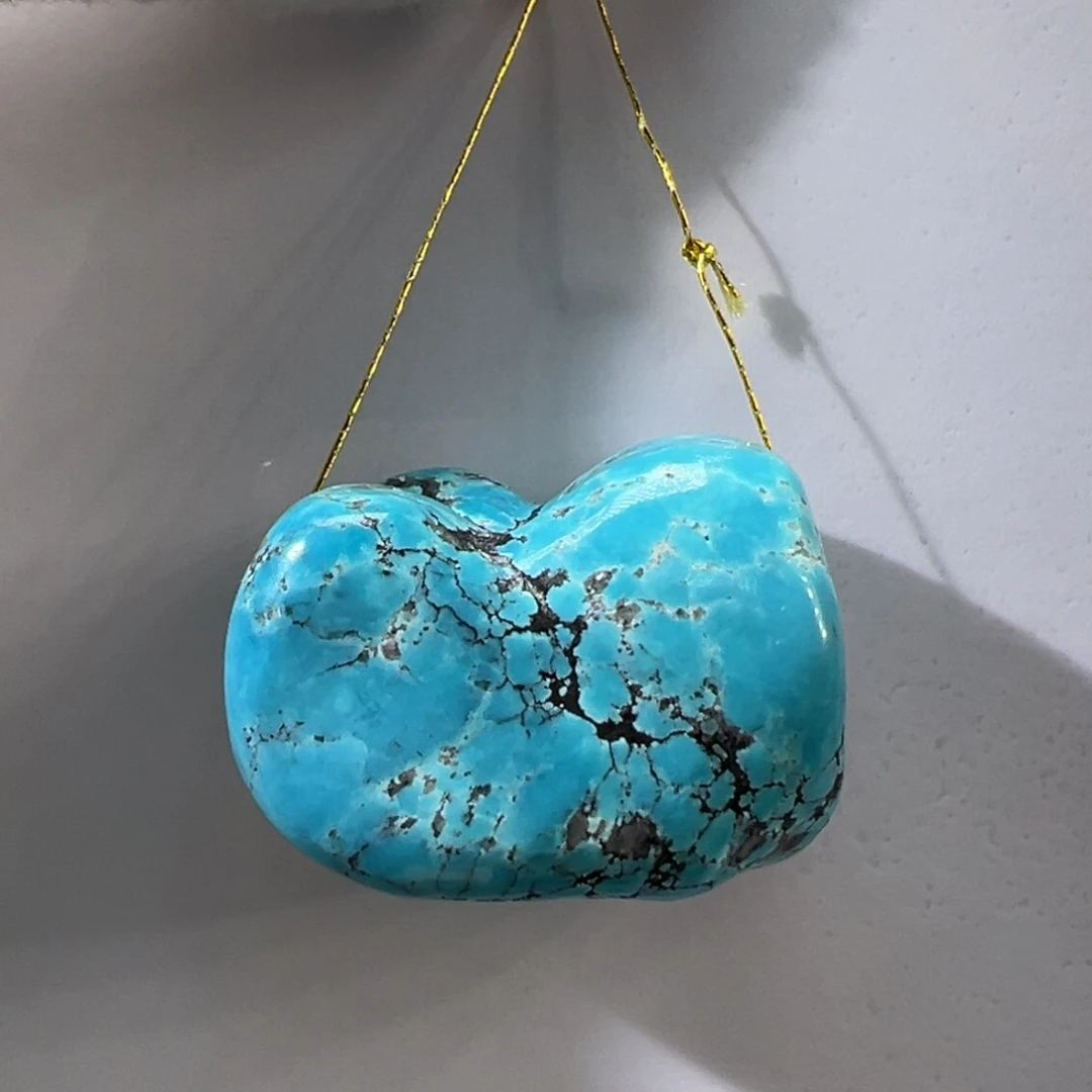 绿松石未镶嵌挂件