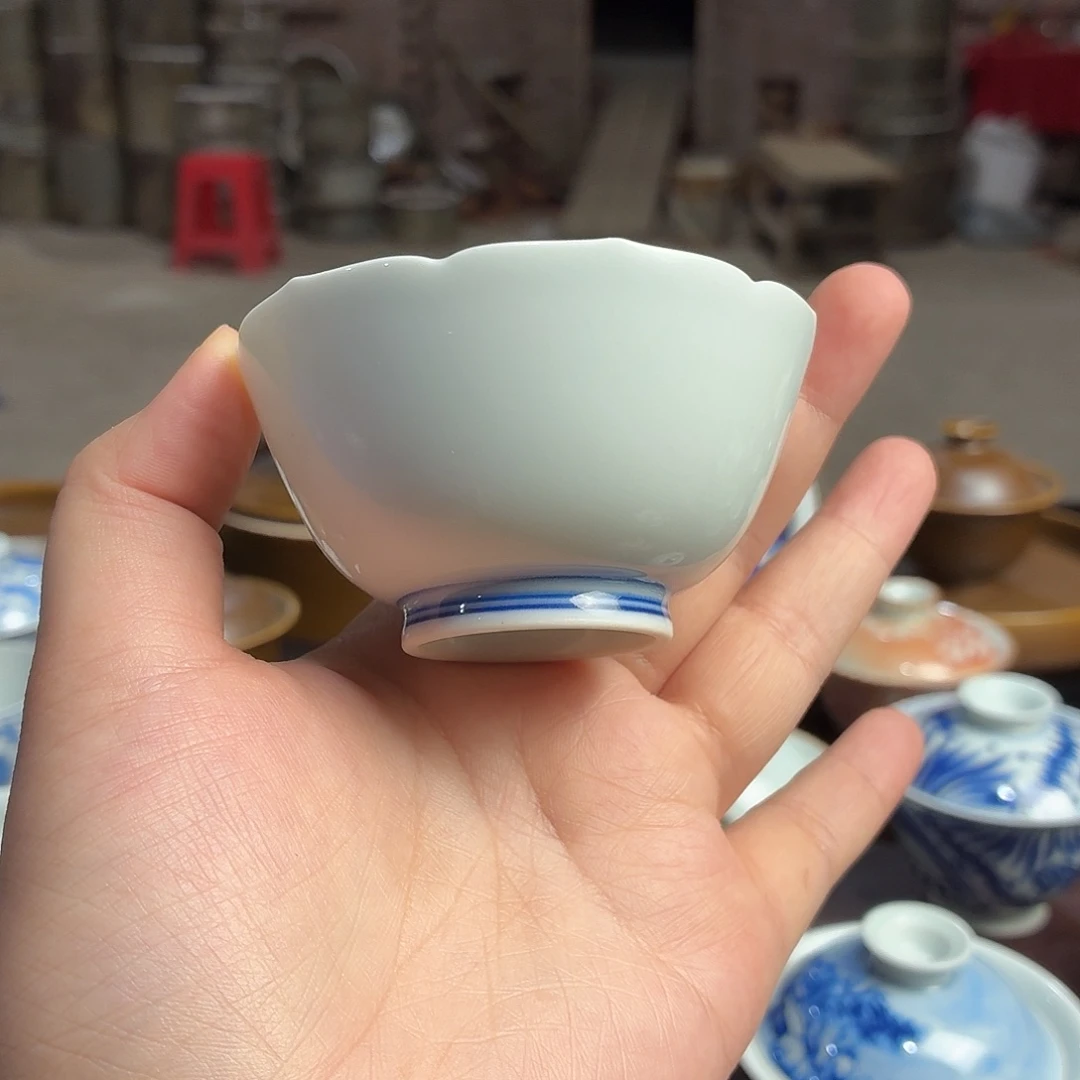 双板桥柴窑瓷器杯子