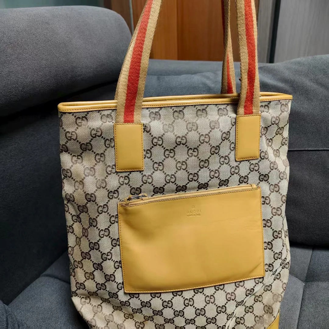95新 GUCCI/古驰 G专属/古驰单肩托特包/15076