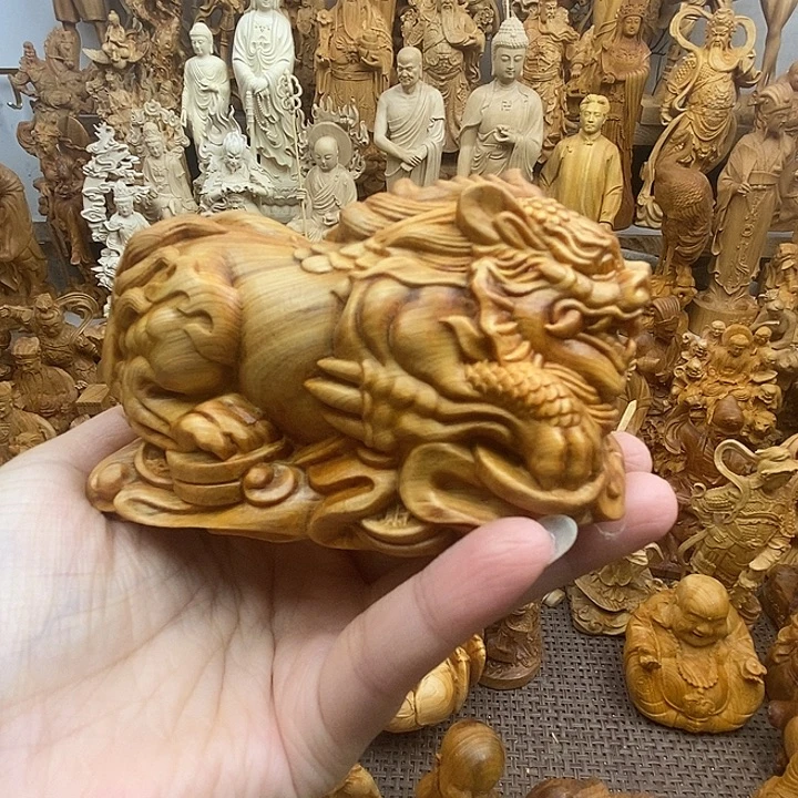 侠***客柏木（崖柏）貔貅件