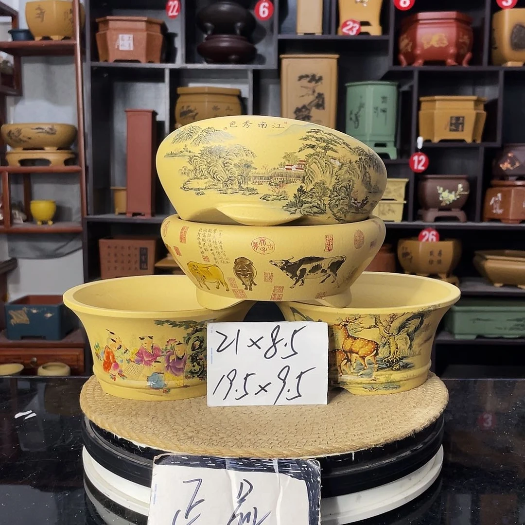 D-盆尚好紫砂花盆
