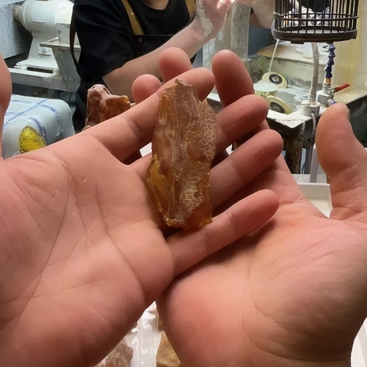 杨***家定制琥珀未镶嵌天然琥珀蜜蜡