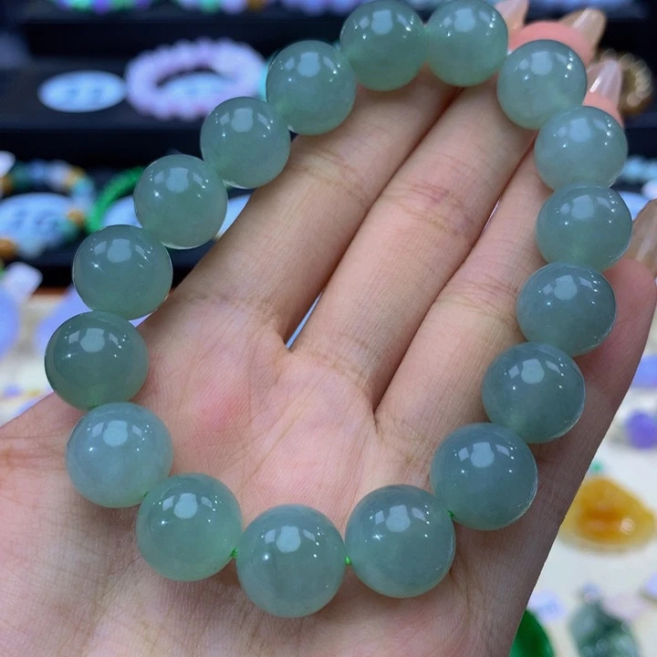 翡翠未镶嵌手链翡翠12