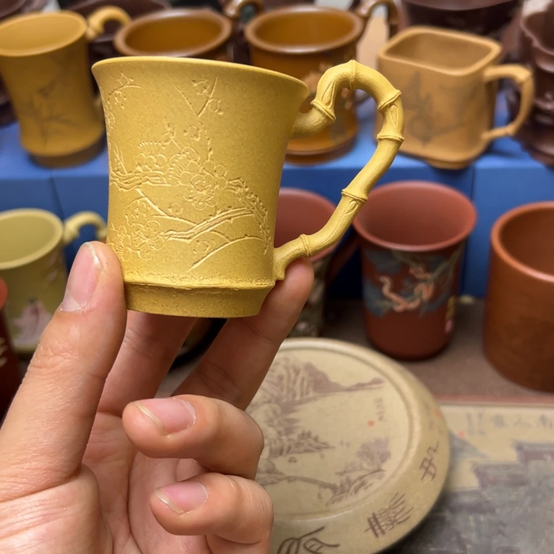 紫砂茶杯紫砂主人杯80cc