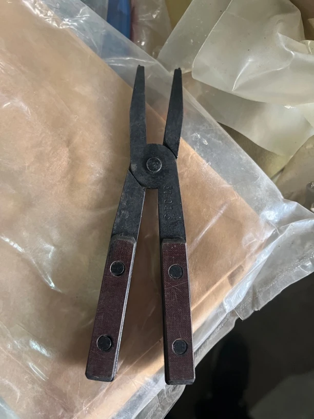 卡簧钳子库存老货八十年代的工具