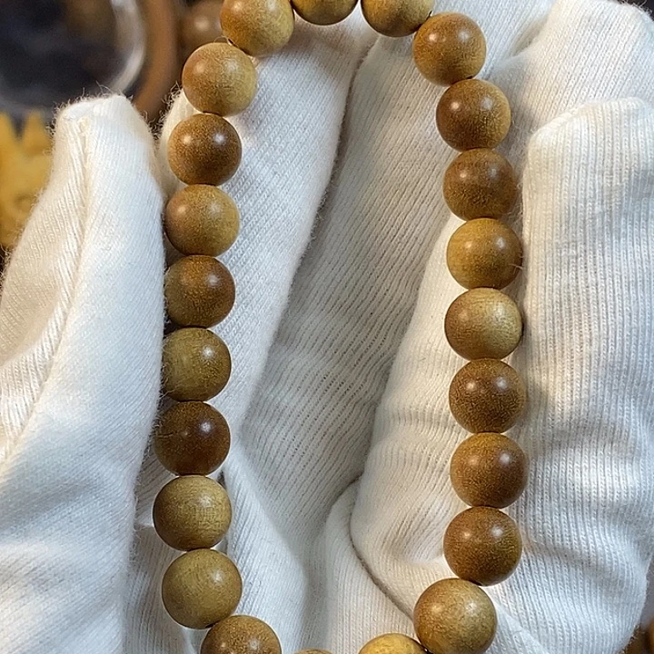 檀香木迈索尔老山檀0.8黑珍珠横纹黑肉