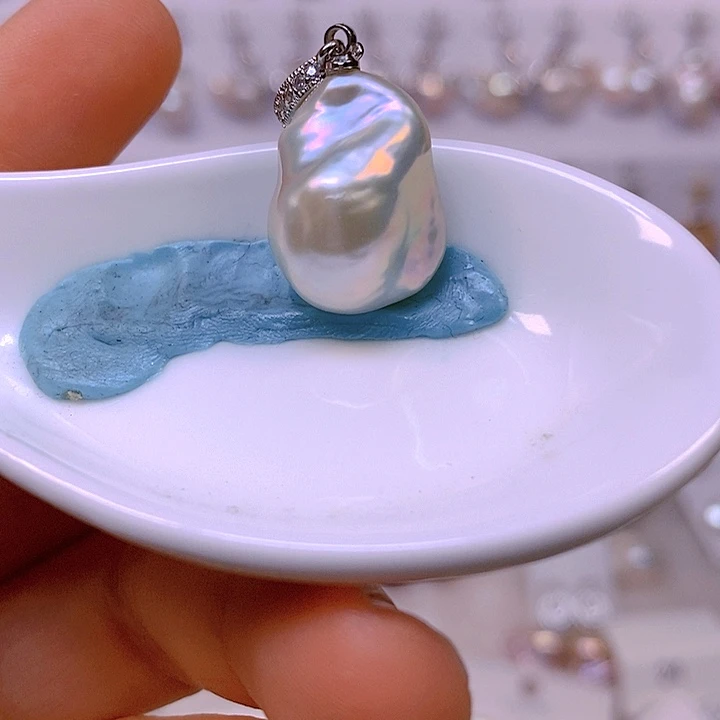 淡水珍珠颈饰合金