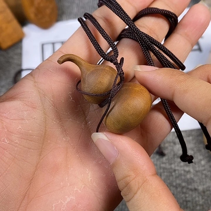 檀香木手串/手链老山檀香葫芦吊坠微瑕