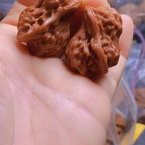 桃核把件盘山小鸟