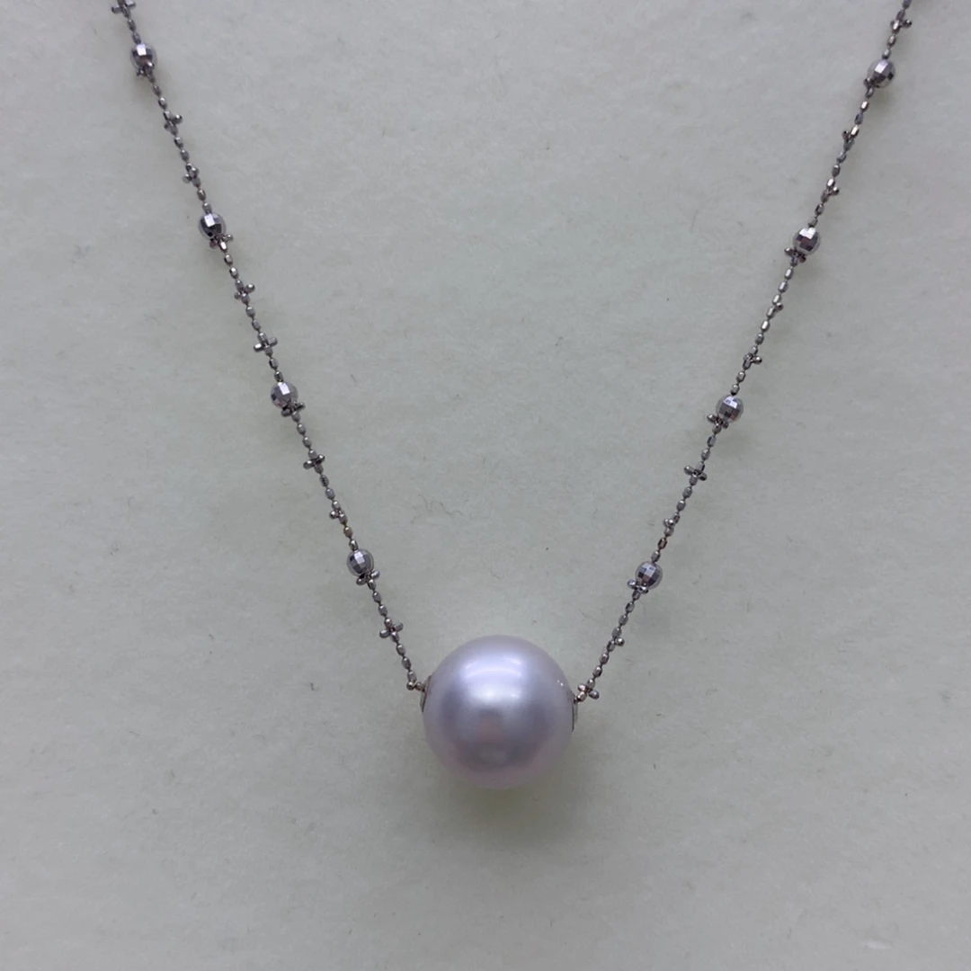 项链海水珍珠18K金镶嵌