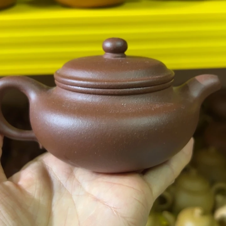 茶壶紫砂底槽清仿古200cc