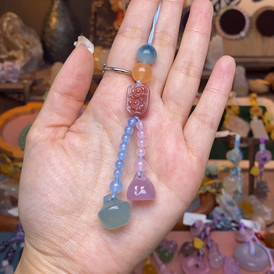 玛瑙/玉髓未镶嵌车挂