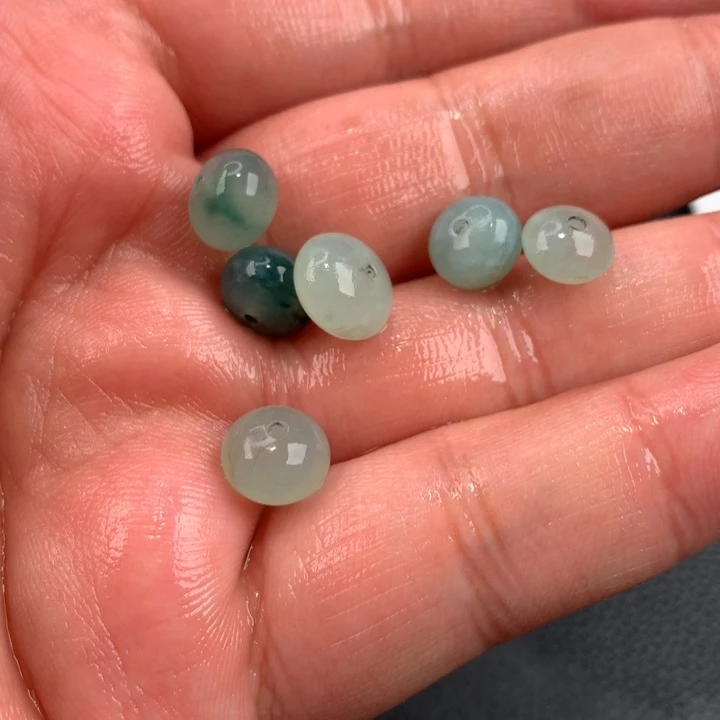 定制翡翠未镶嵌材料定制