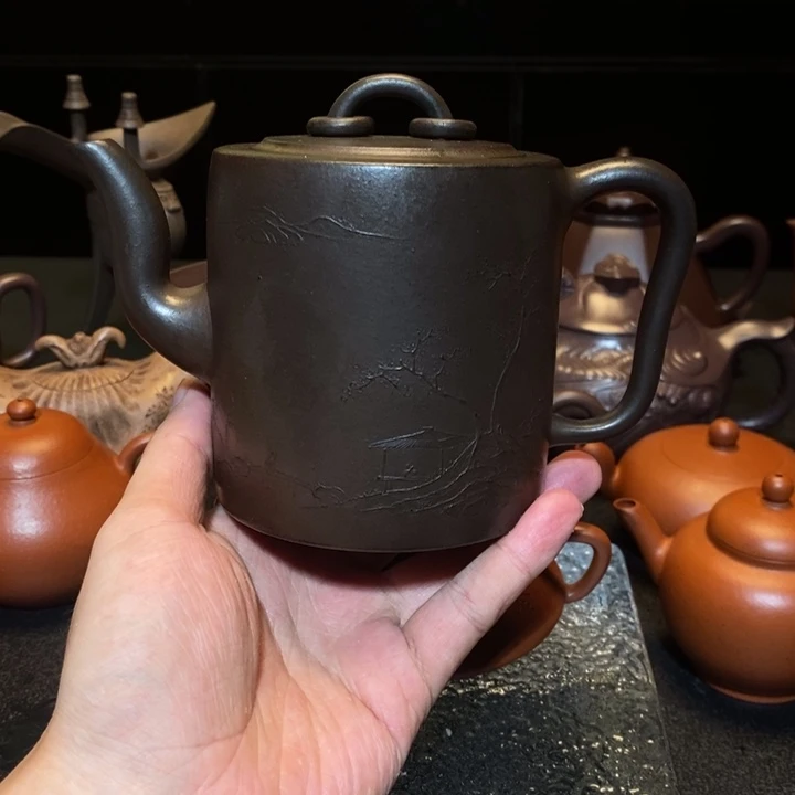 紫***转紫砂茶壶14555566663658