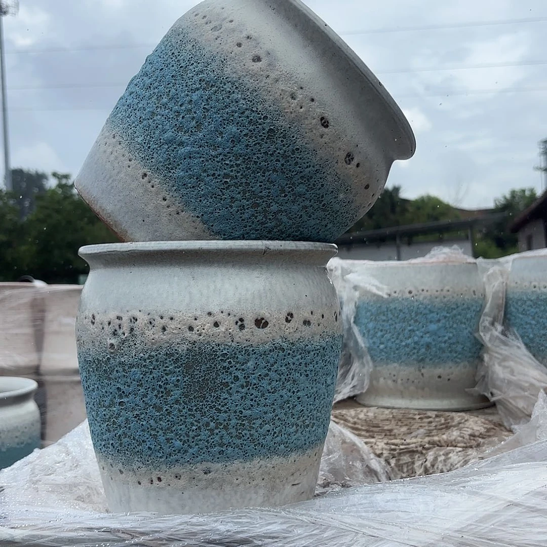 蓝泡泡两个口径20高度20