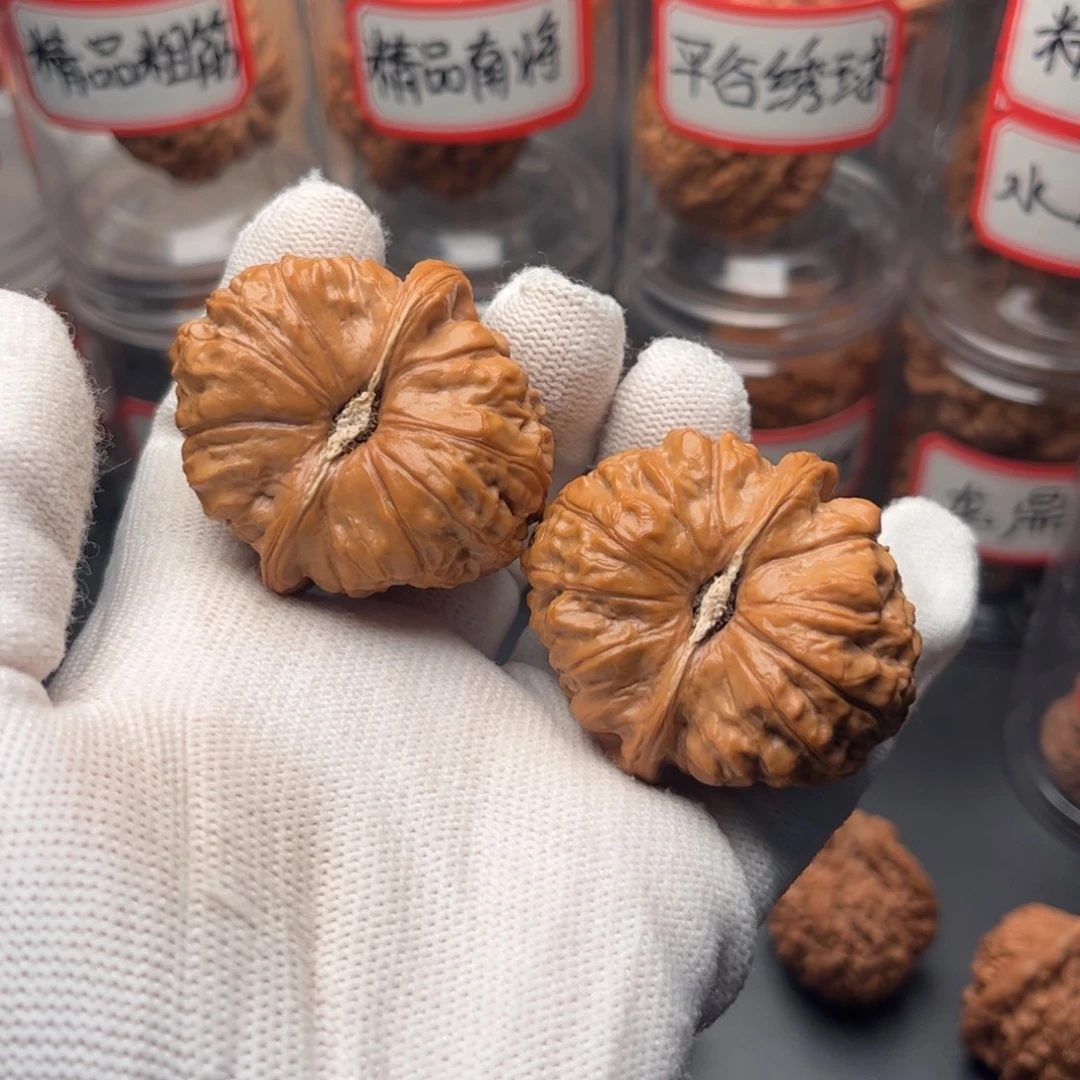 把件文玩核桃42全品南瓜墩