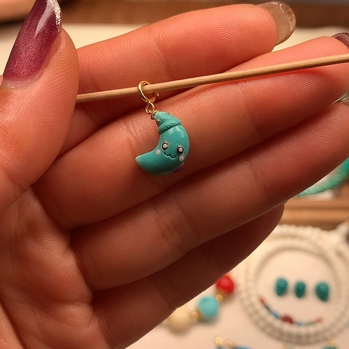 绿松石18K金镶嵌珠宝奇石