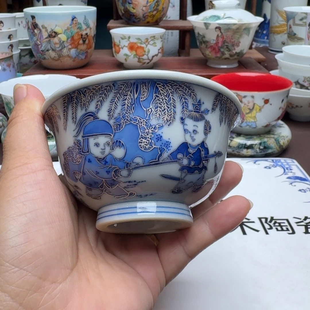 景德镇手工手绘展示