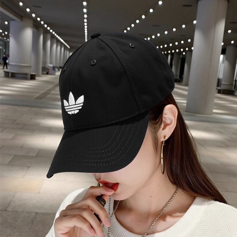 Adidas/阿迪达斯棒球帽秋季新款三叶草男帽女帽运动休闲JC6023