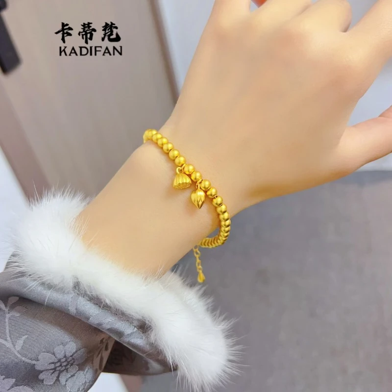 铜合金手镯 手镯金店同款手镯古法传承手镯不掉色两世欢