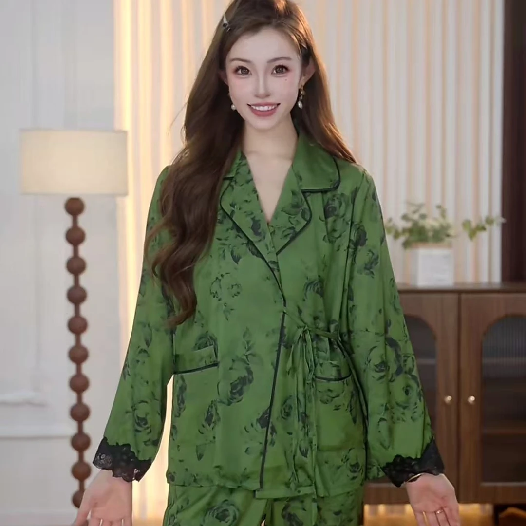 2025年新款秋上新气质高端轻奢女士时尚休闲家居服套装BXX
