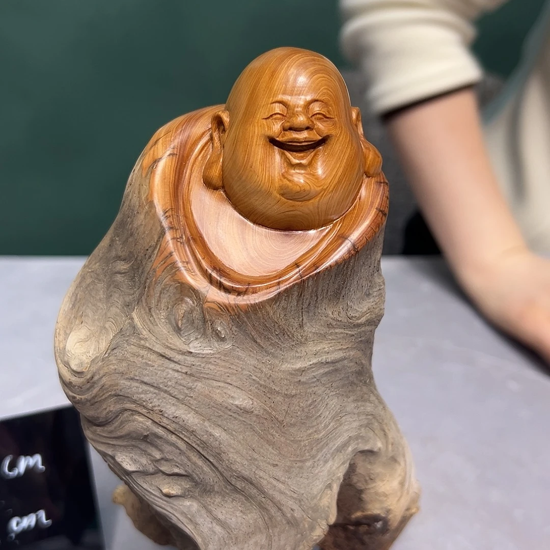 不***风柏木（崖柏）乐乐摆件