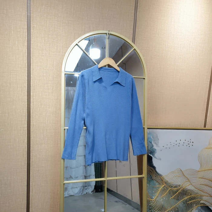 AF350孕妇蓝色针织衫90-140