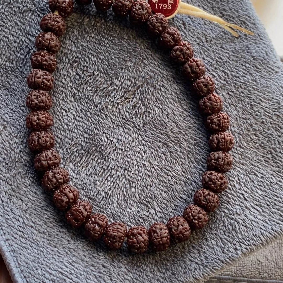 手串金刚菩提老树平细10mm 到手78