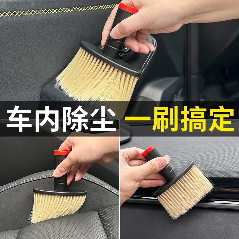 软毛刷扫把硬毛除尘清理沙发刷子工具不粘清洁刷扫床床刷家用长柄