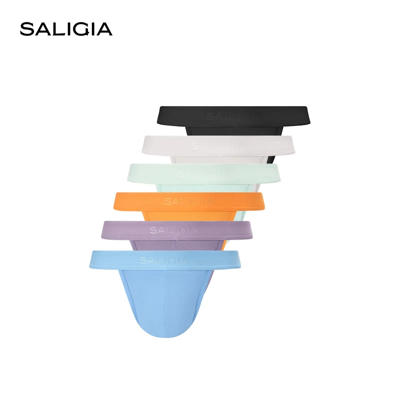 SALIGIA【3件装】渠道限定迈阿密畅想超细莫代尔男士高叉内裤