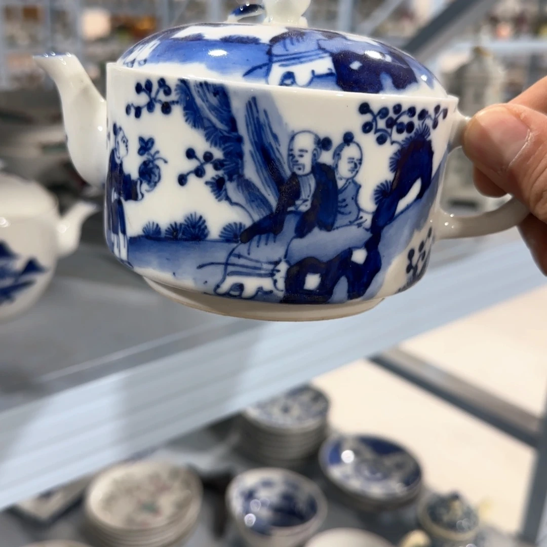 瓷片摆件手绘瓷器处理了