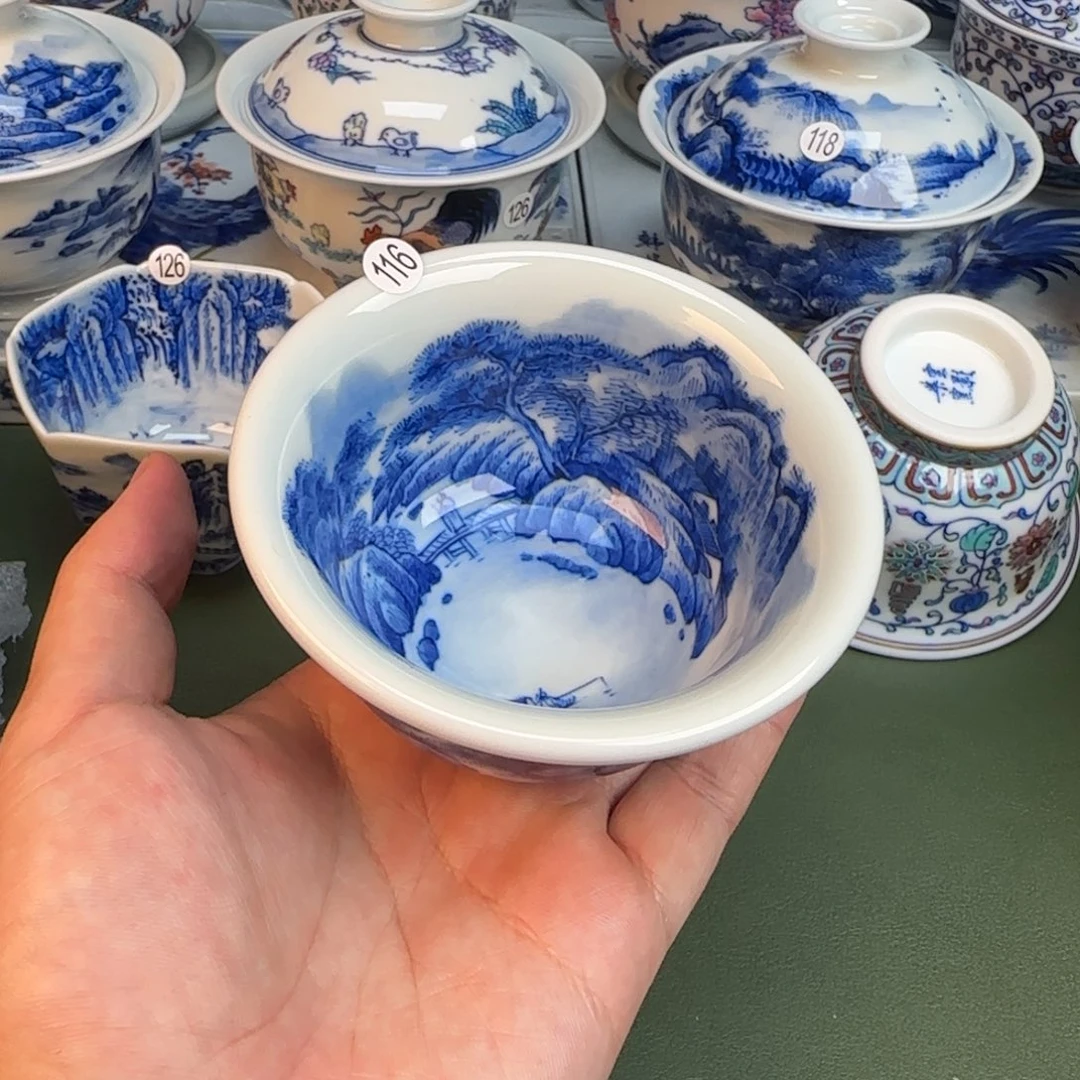 彦祖纯手工手绘茶具116
