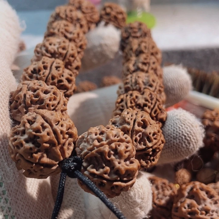 金刚菩提手串21尺寸蜂窝双龙