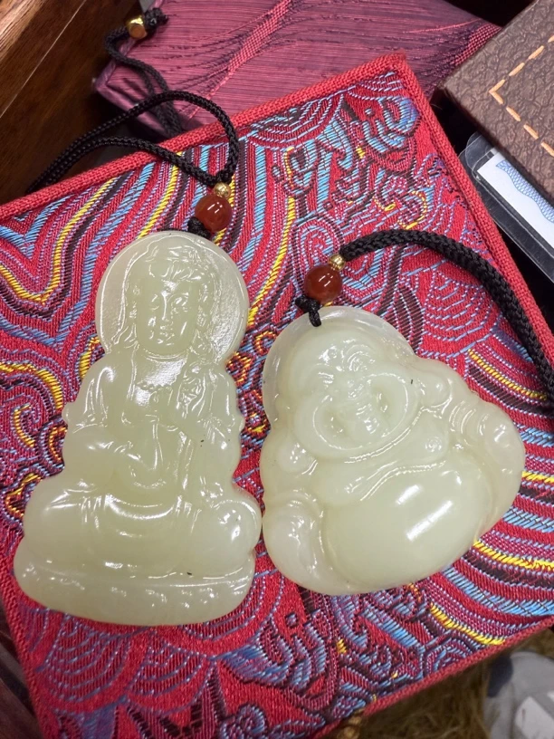 【闪购商品】佛公观音吊坠一对